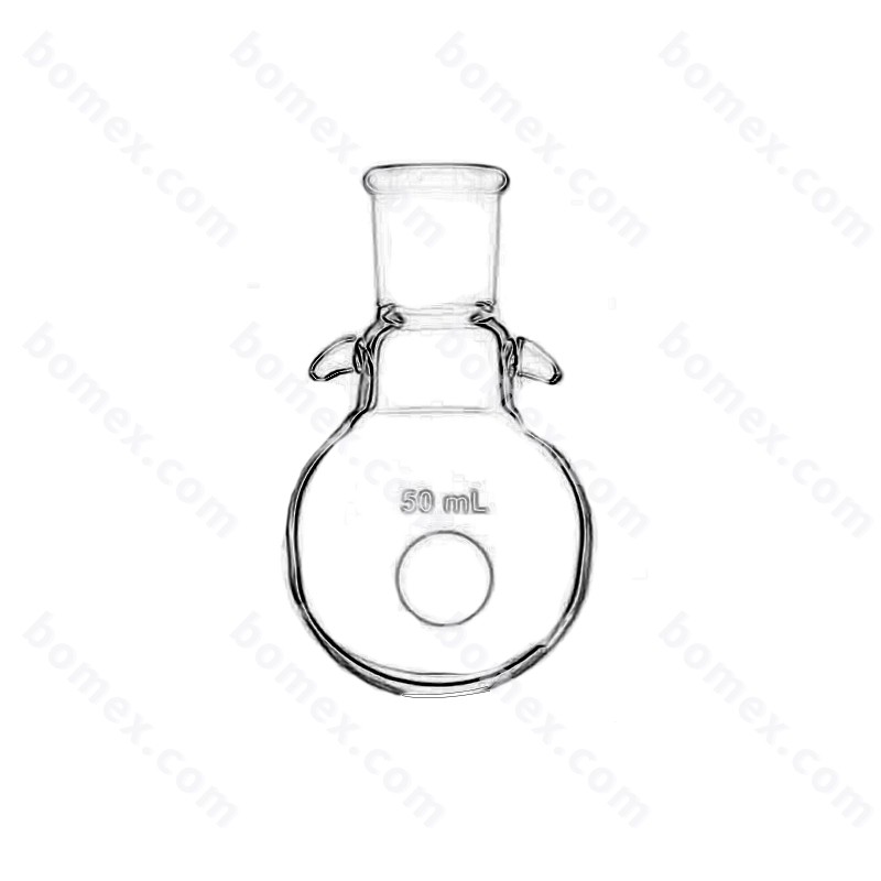 具掛鉤的圓底燒瓶